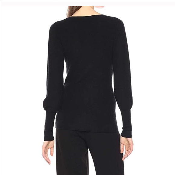 Theory Blouson Sleeve Button Front Cardig… - Picture 3 of 6